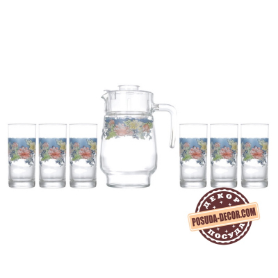 Набор для воды 7 пр. Luminarc Florine 6831e Набор для воды 7 пр. Luminarc Florine 6831e