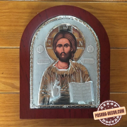 Икона Иисус 25,5 х 20,5 см мельхиор 105HX11114